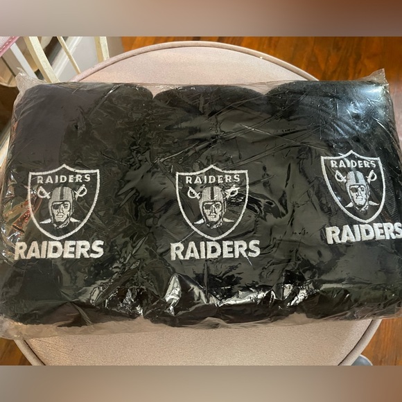 NFL Other - Set of 3 Oakland Raiders  Golf Club Head Cover Plush Knit 1,3,X Las Vegas New